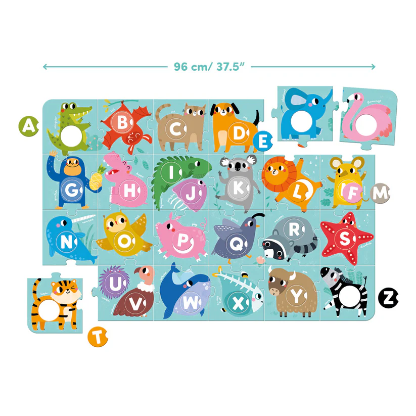 Suuuper Size Puzzle Alphabet Match 3+, Banana Panda