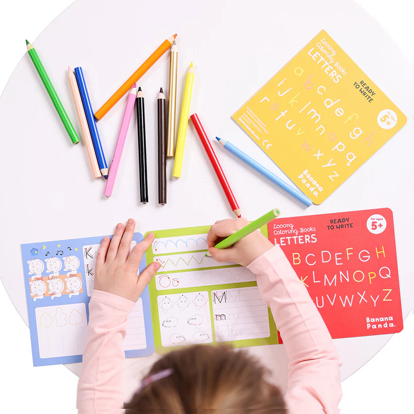 Knygutė Ready to Write Letters, 5+, Banana Panda