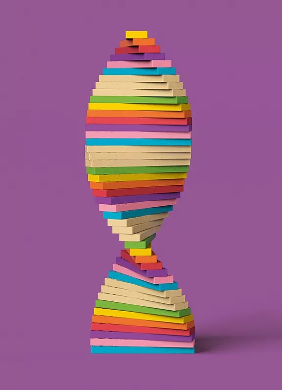 Bioblo kaladėlės ,,Multi-Mix“, 340 vnt.