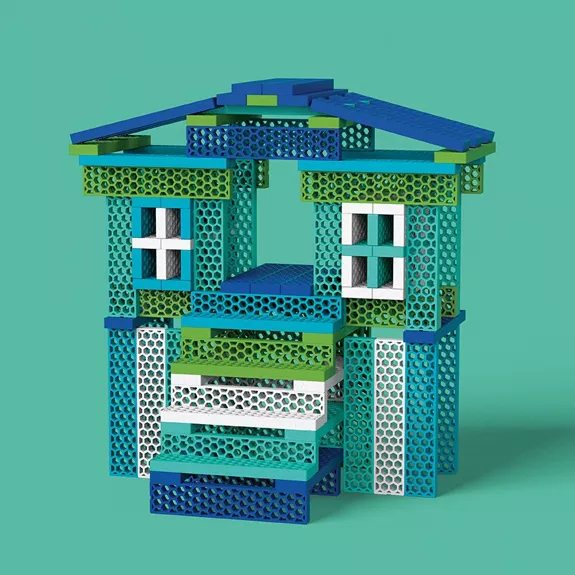 Bioblo kaladėlės ,,Ocean-Mix“, 100 vnt.