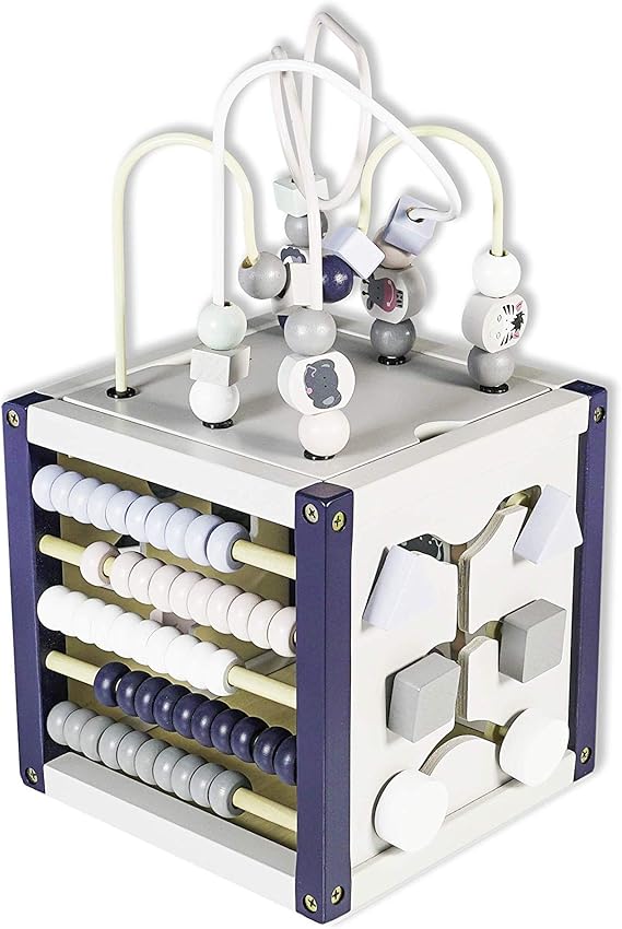 Pastelinių spalvų lavinamasis kubas