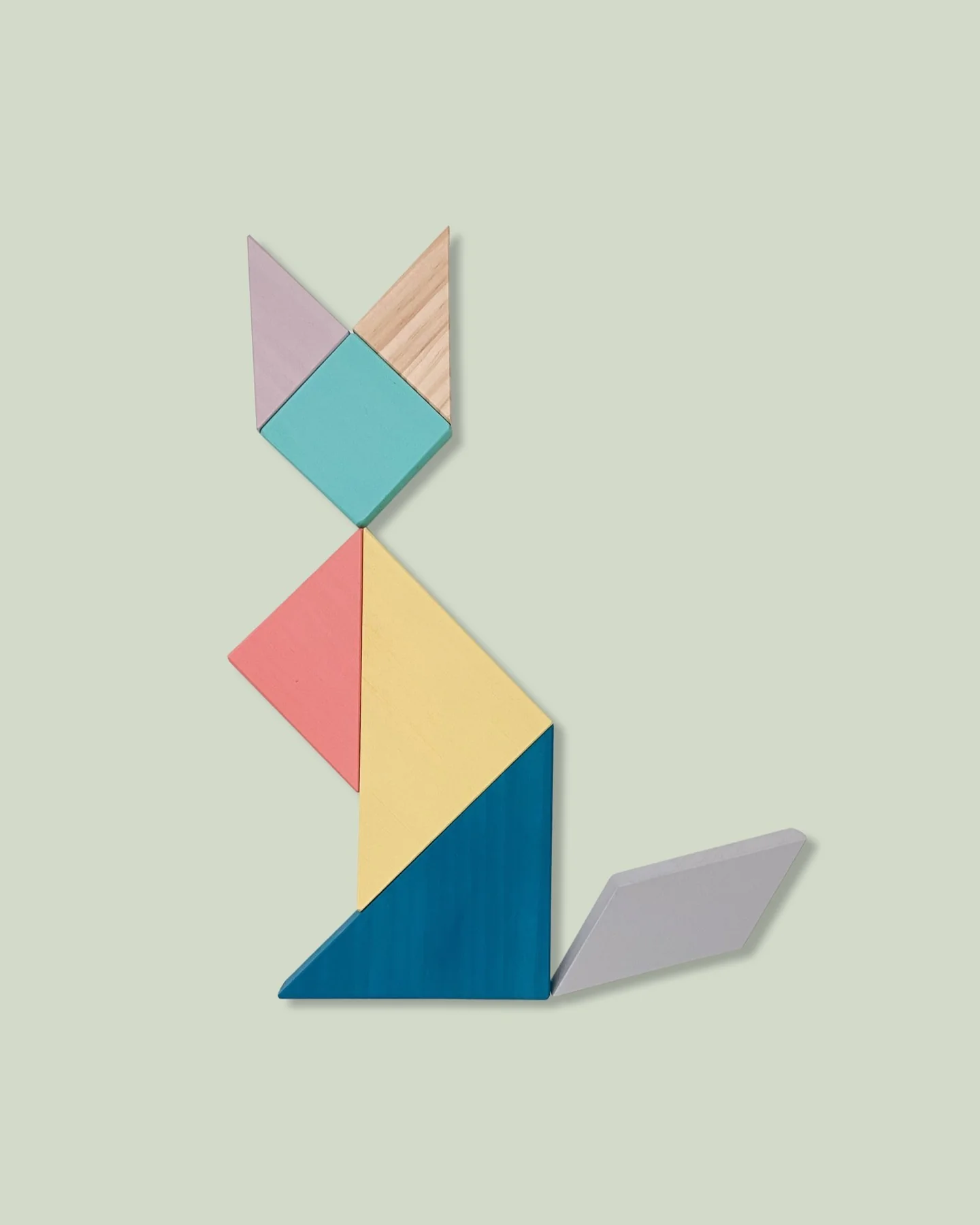 Tangram dėlionė