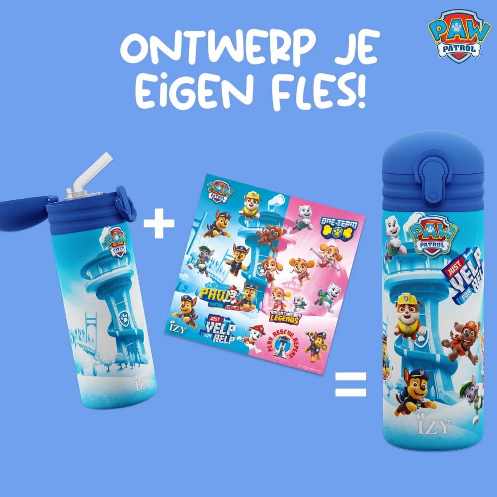 Paw Patrol Termo Gertuvė, 350ml, IZY Refresh Blue