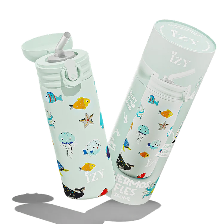Žalsva termo gertuvė - vandenynas, 350 ml - IZY