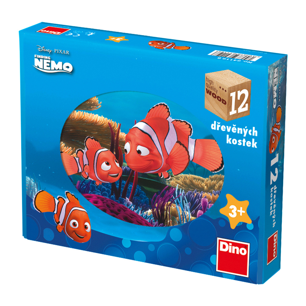 Kaladėlių dėlionė - žuviukas Nemo (12 vnt.)