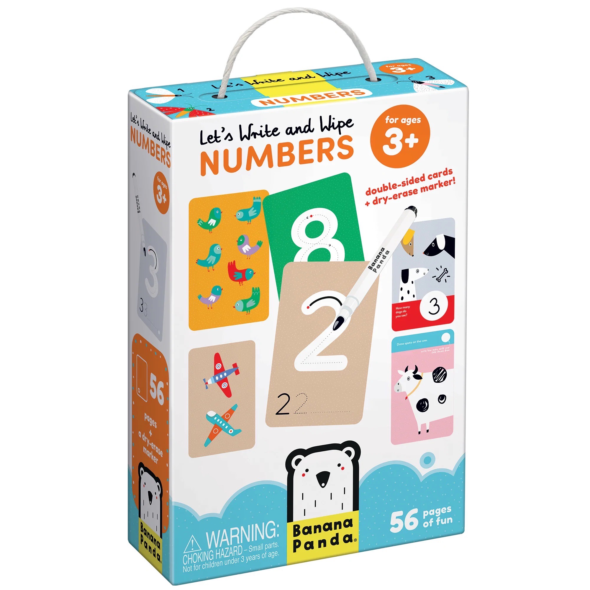 Let's Write and Wipe Numbers, 3+, Banana Panda