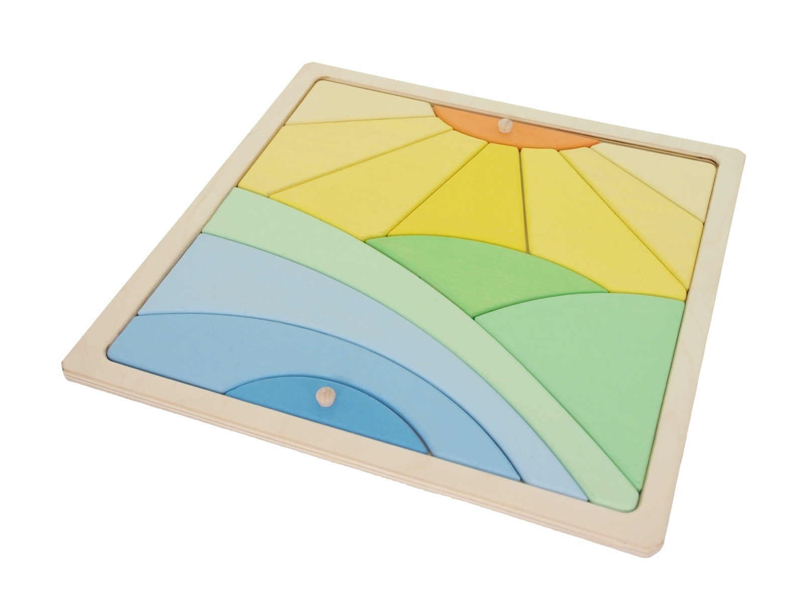 Medinė dėlionė - Saulė