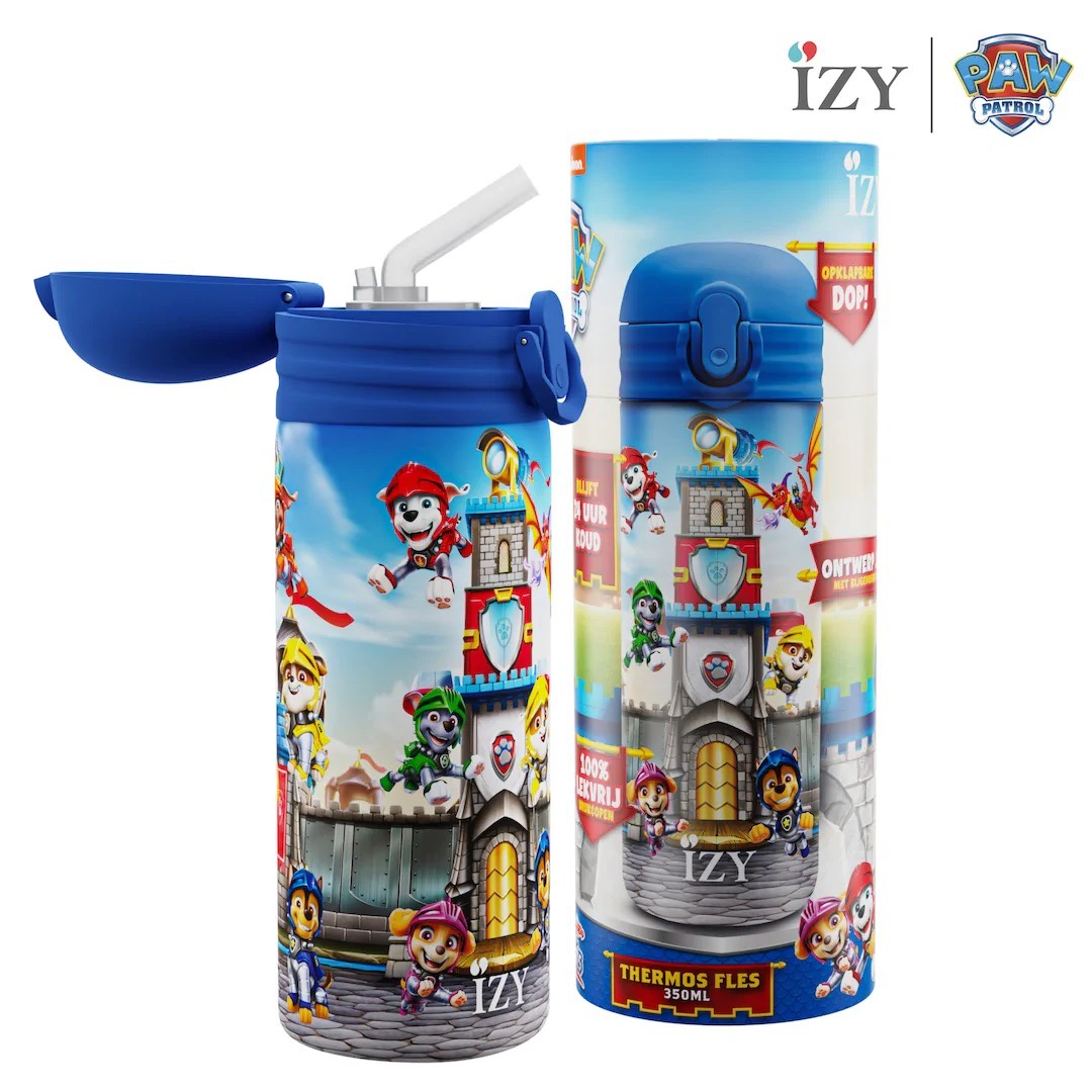 Paw Patrol Termo gertuvė, 350ml,- IZY Resque Knights