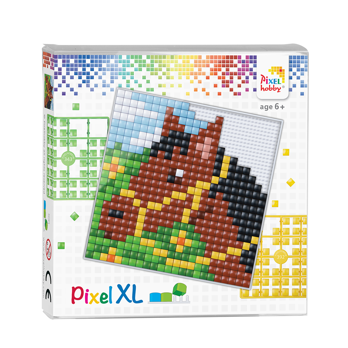 Pikselių dėlionė - arklys - Pixelhobby