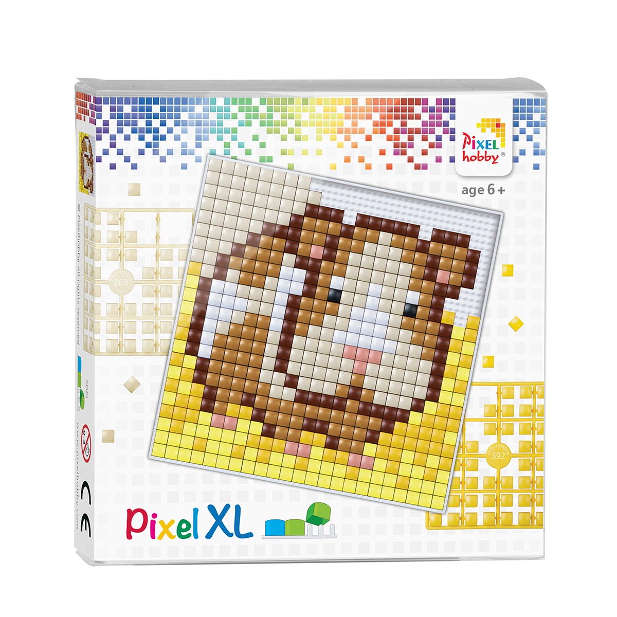 Pikselių dėlionė - jūrų kiaulytė - Pixelhobby