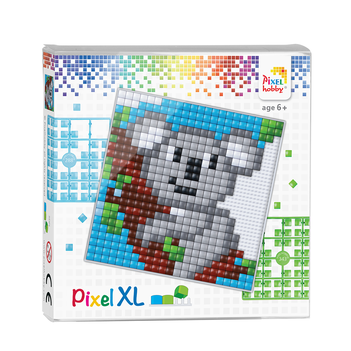 Pikselių dėlionė - koala - Pixelhobby