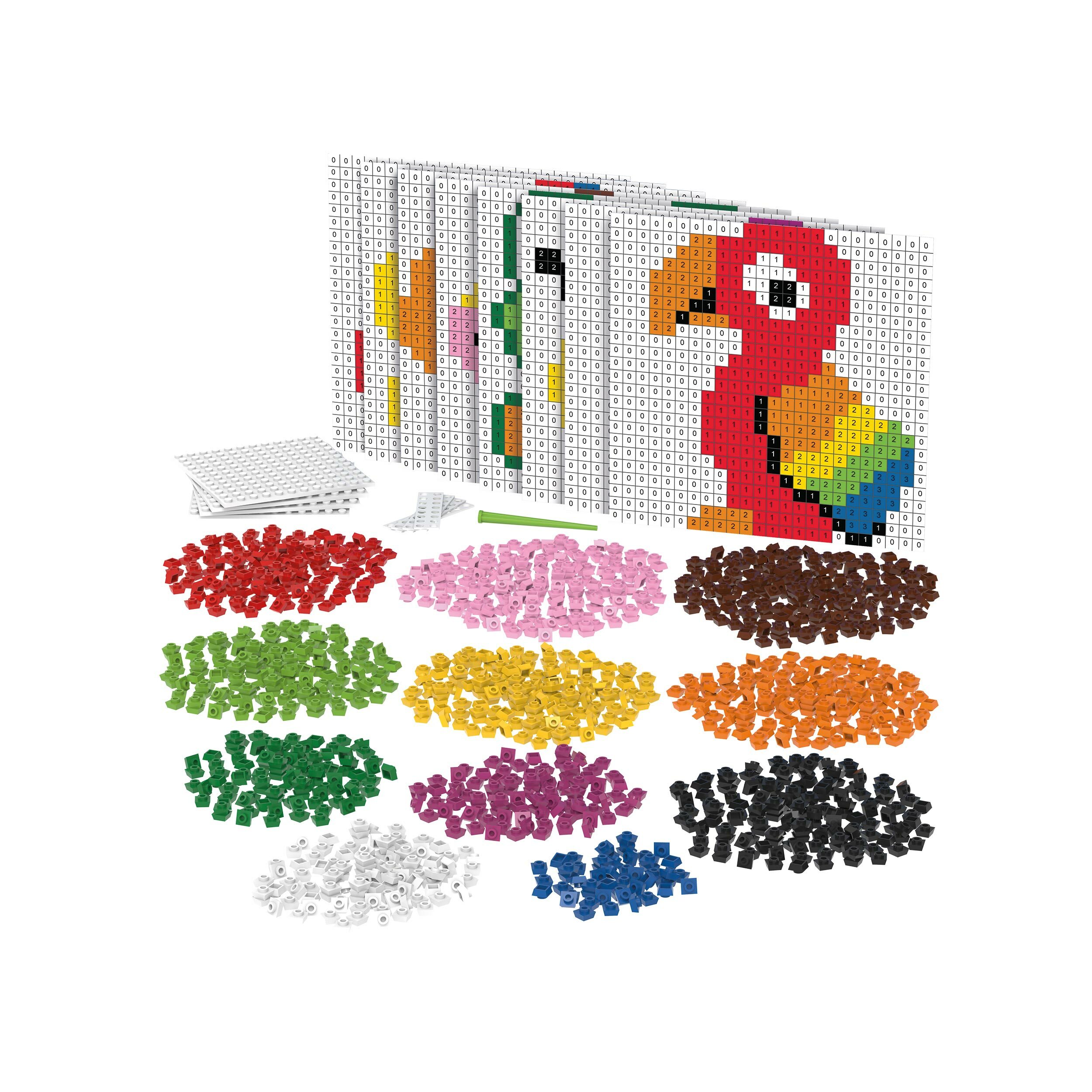 Pikselių rinkinys pradedantiesiems, papūga - BiOBUDDi