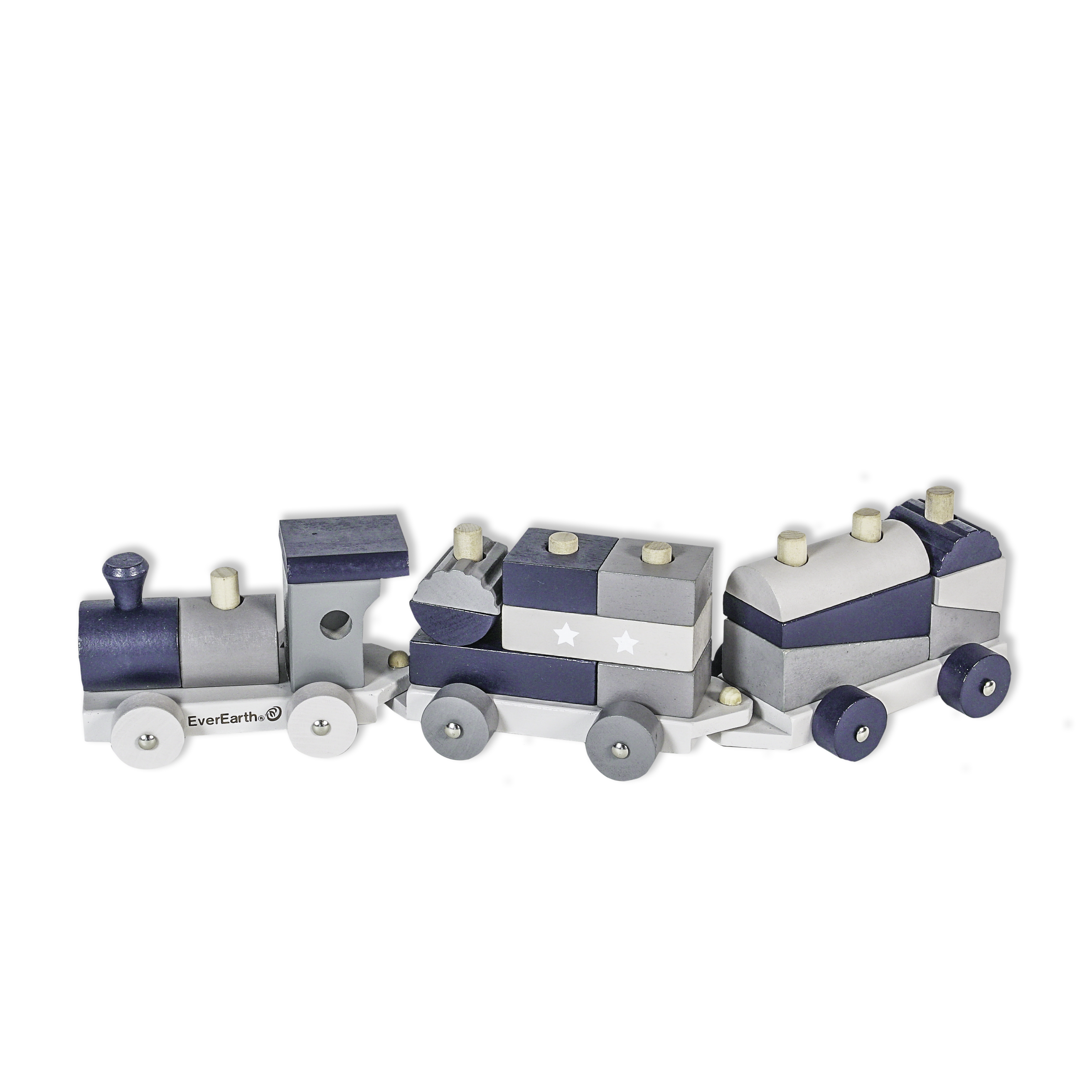 Traukinys - formų rūšiuoklis (pastelinių spalvų)