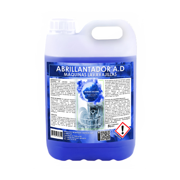 Abrillantador Vajillas Extra 5L. Marca propia.