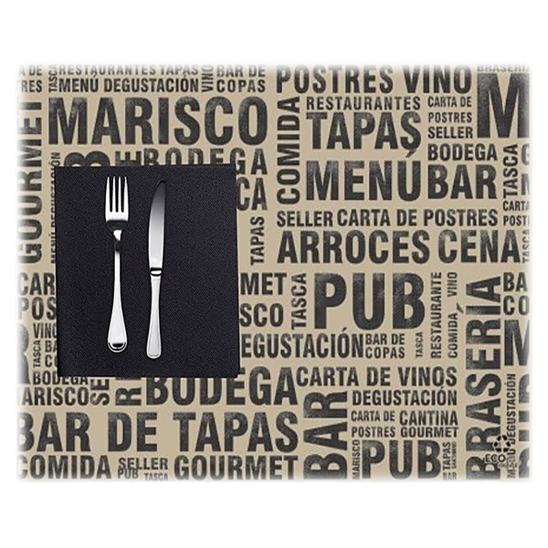 Mantel Individual de Papel Decorado | 30 x 40 cm | 40 g/m²