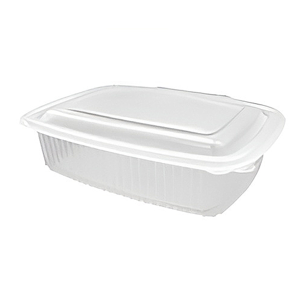 Envase Calor PP Bisagra Oval 750 cc | Caja de 400 Uds.
