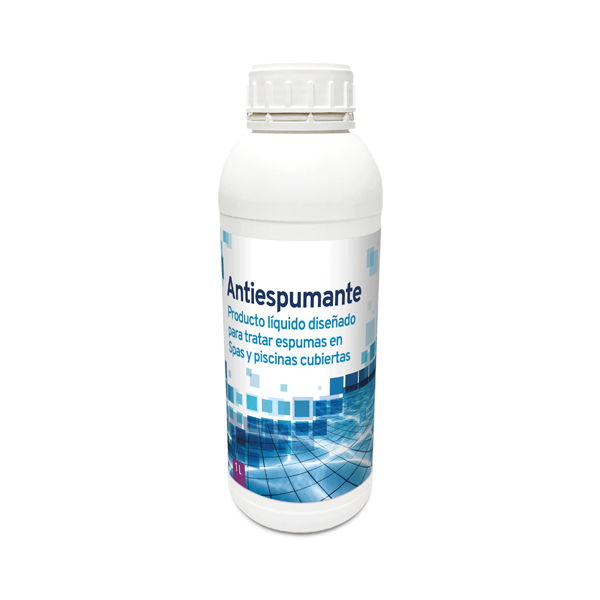 Antiespumante para Piscinas y Spas | Envase de 1 Litro