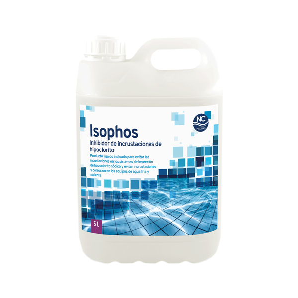 Isophos, inhibidor de incrustaciones de hipoclorito 5 Litros