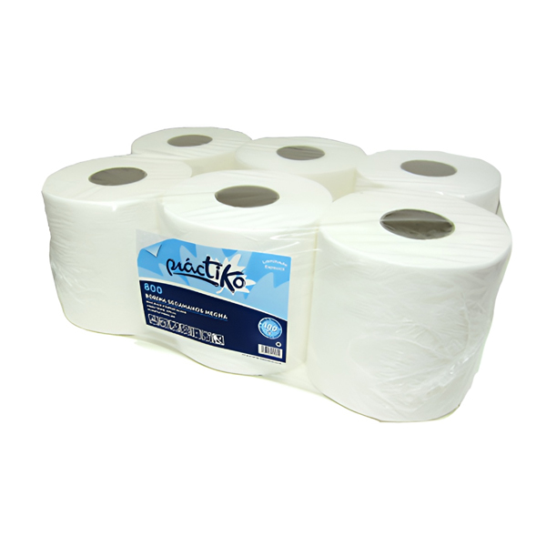 Papel Cheminé Pasta Gofrada 120 m - Paquete de 6 Rollos