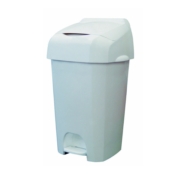 Contenedores higiénicos, pañales/otros residuos Blanco 60 L