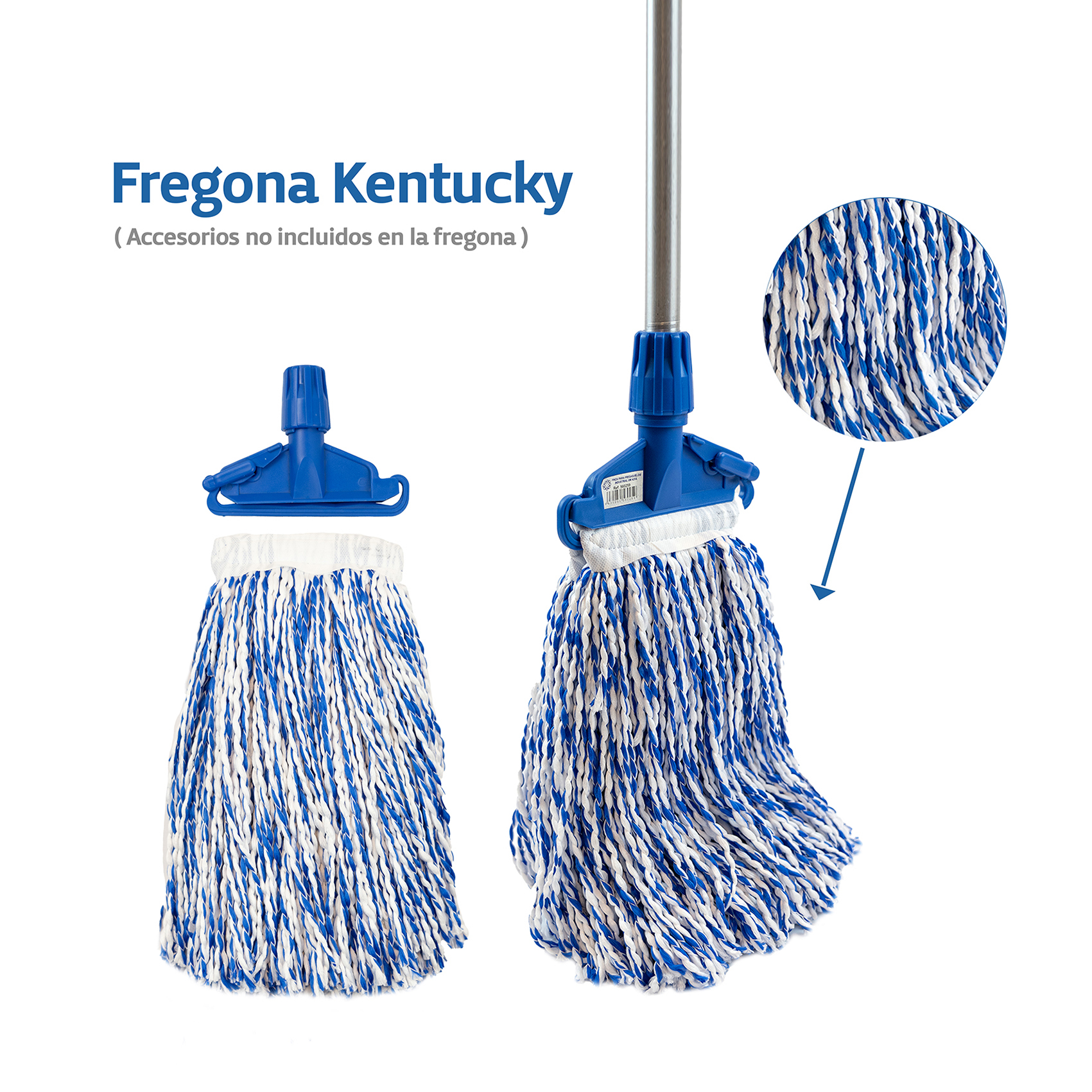 Fregona microfibra Ind. Kentucky 250g antifungica