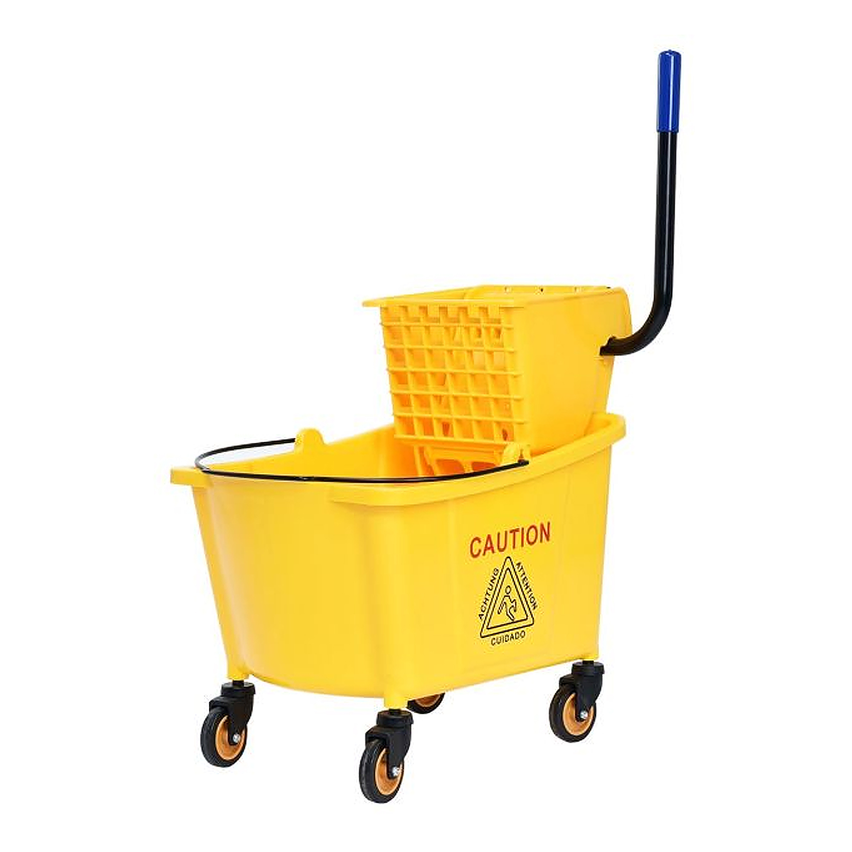 Cubo con prensa 32L Amarillo