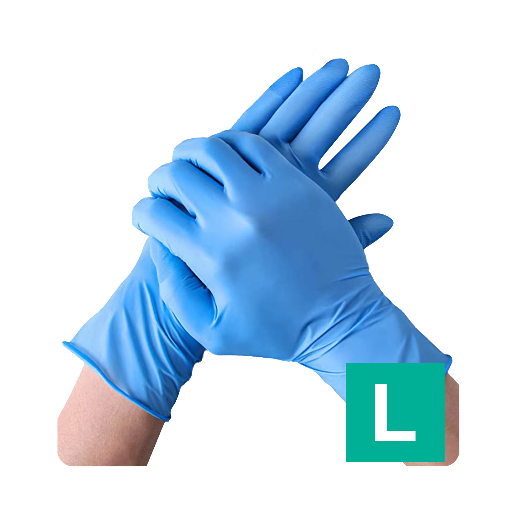 Guantes Nitrilo Azul 30cm Extra Largo - Tallas S, M, L, XL. ( CAJA DE50UNIDADES )