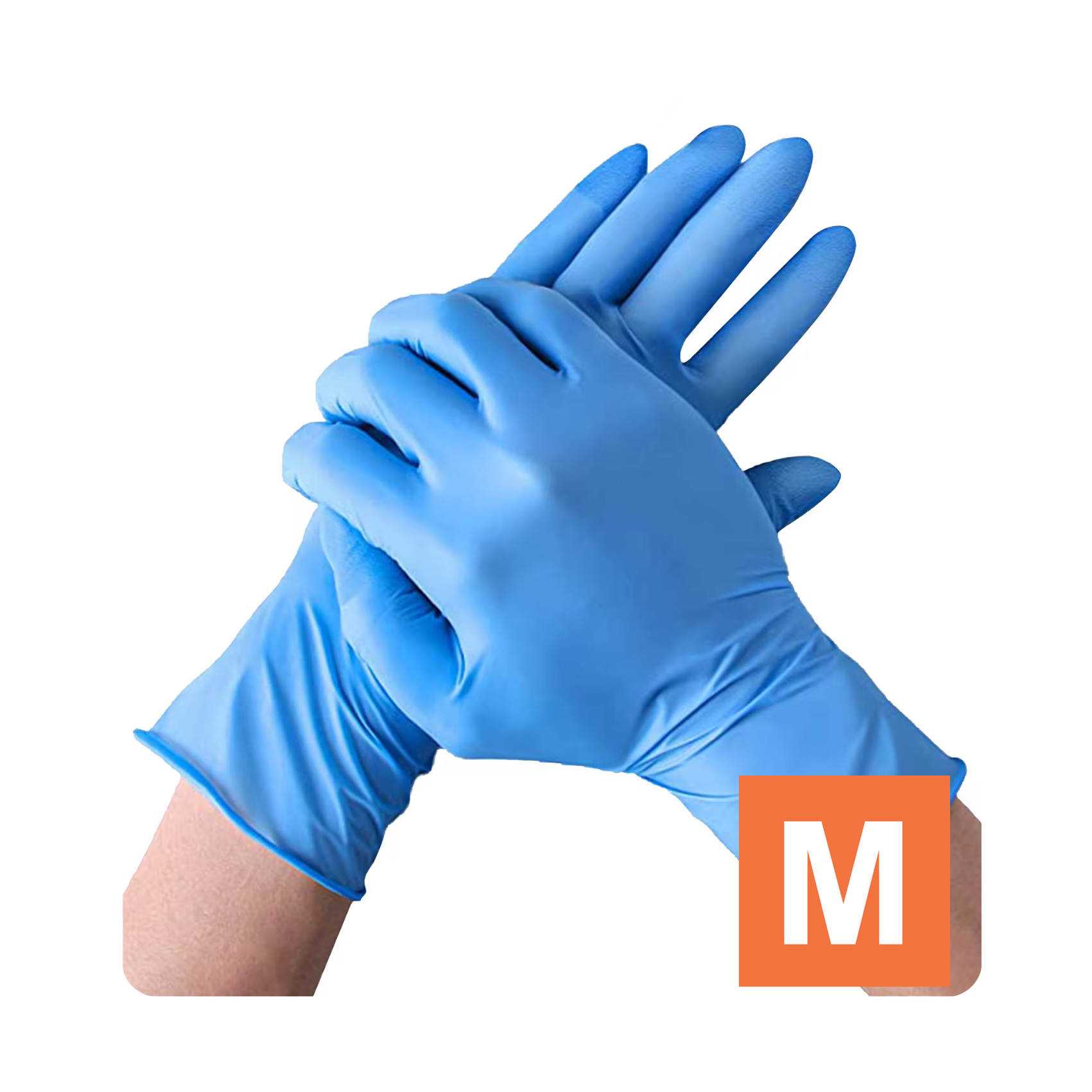 Guantes Nitrilo Azul 30cm Extra Largo - Tallas S, M, L, XL. ( CAJA DE50UNIDADES )