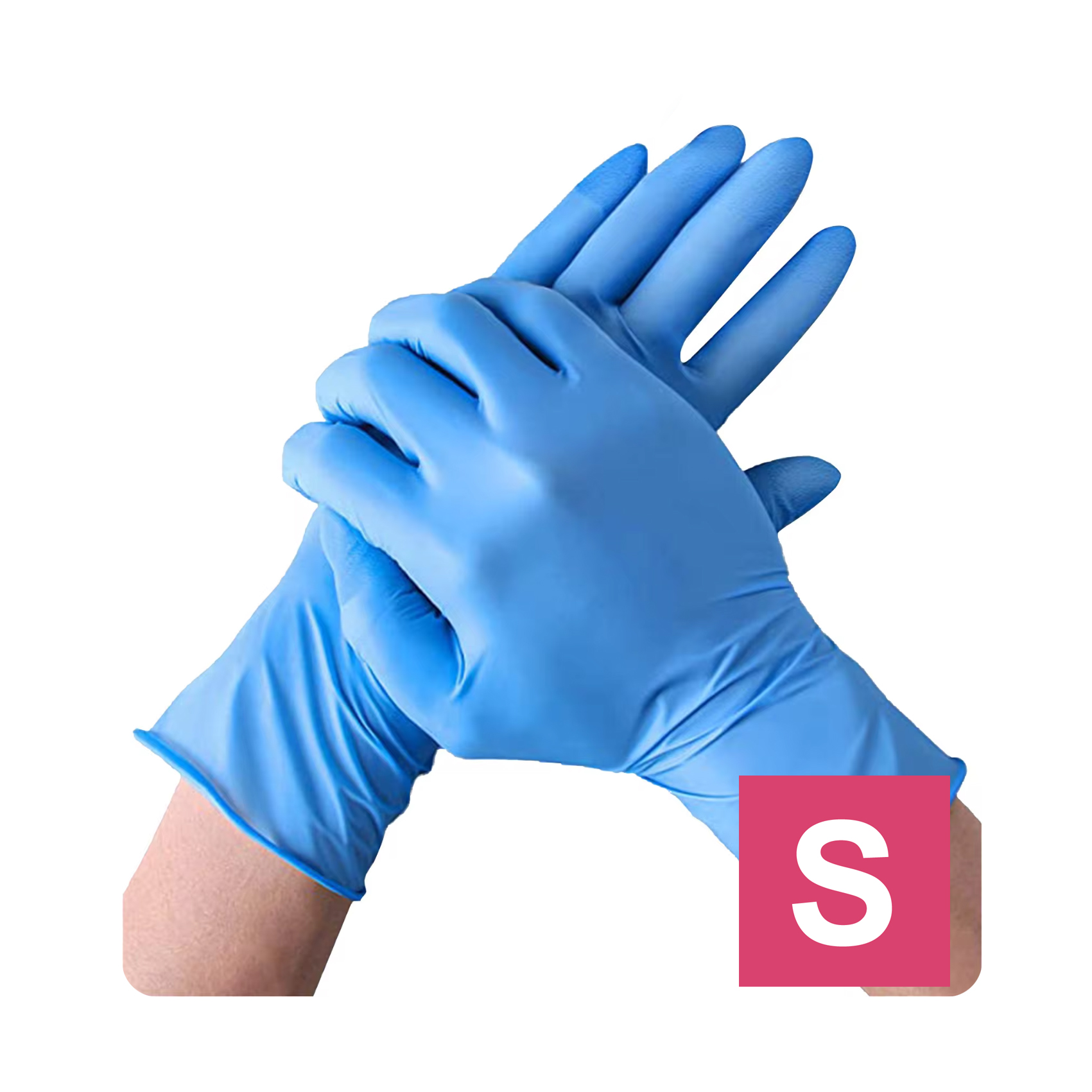 Guantes Nitrilo Azul 30cm Extra Largo - Tallas S, M, L, XL. ( CAJA DE50UNIDADES )