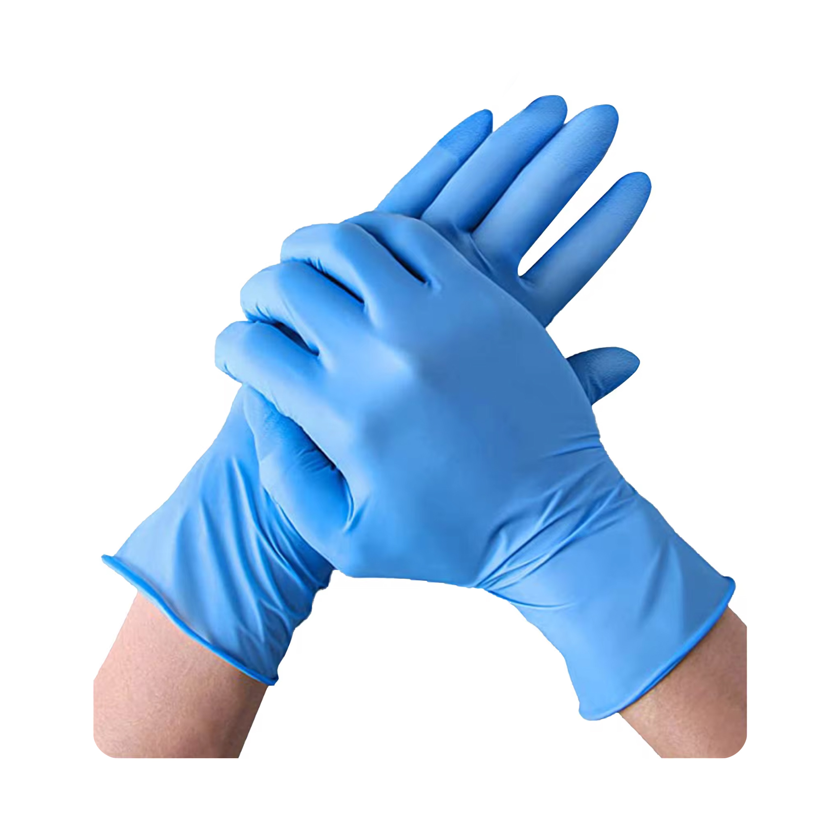 Guantes Nitrilo Azul 30cm Extra Largo - Tallas S, M, L, XL. ( CAJA DE50UNIDADES )
