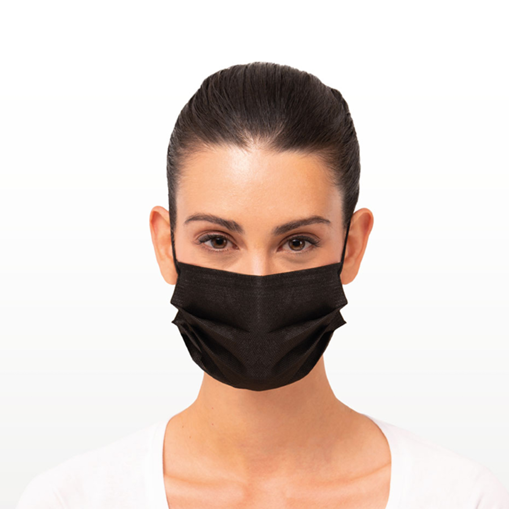 Mascarilla 3 capas Negro ( CAJA DE 1000 UNIDADES )