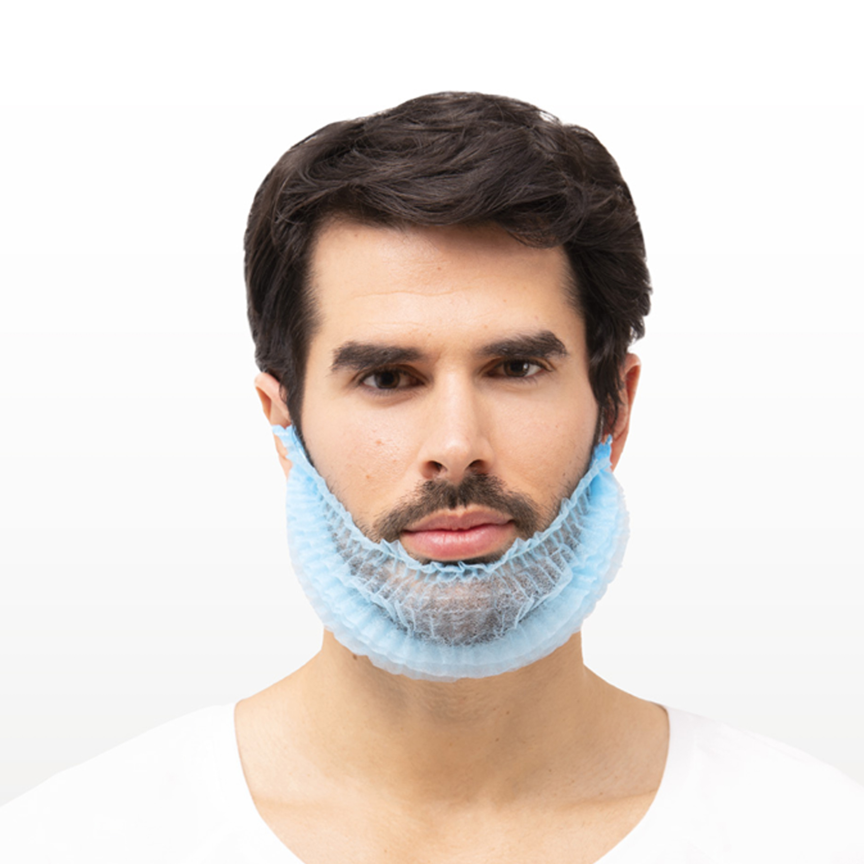 Cubre Barbas Polipropileno Azul ( CAJA DE 1000 UNIDADES )