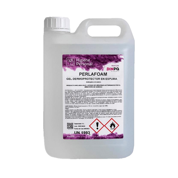 Perlafoam gel dermoprotector en espuma 5 Litros