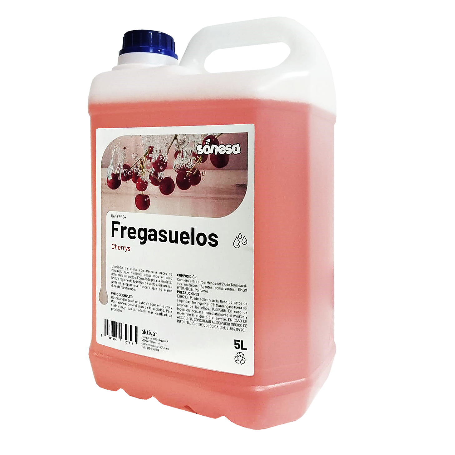 Fregasuelos Cherrys 5L – Limpieza y Aroma Irresistible