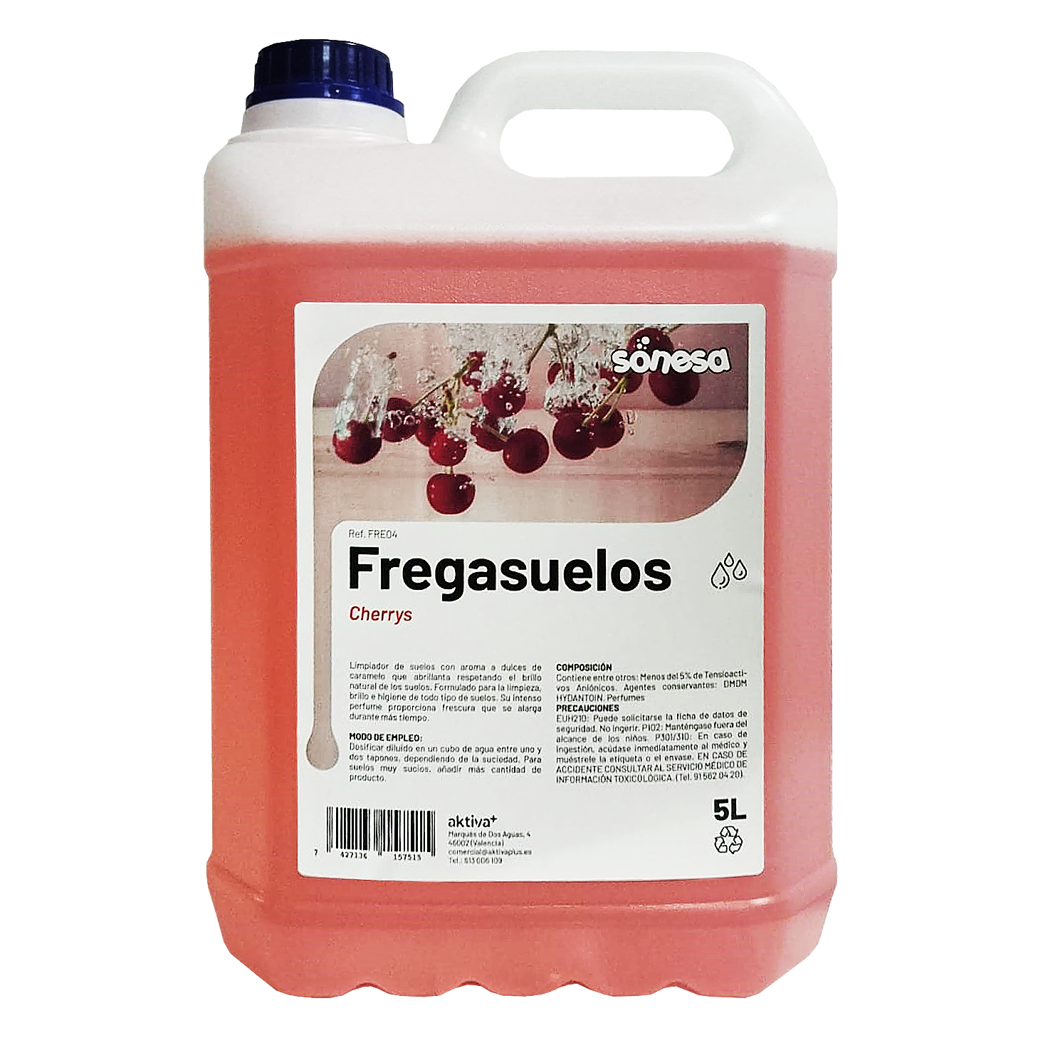 Fregasuelos Cherrys 5L – Limpieza y Aroma Irresistible