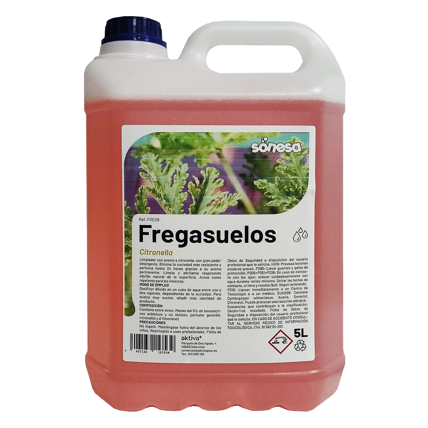 Fregasuelos Citronella 5L – Limpieza, Brillo y Protección