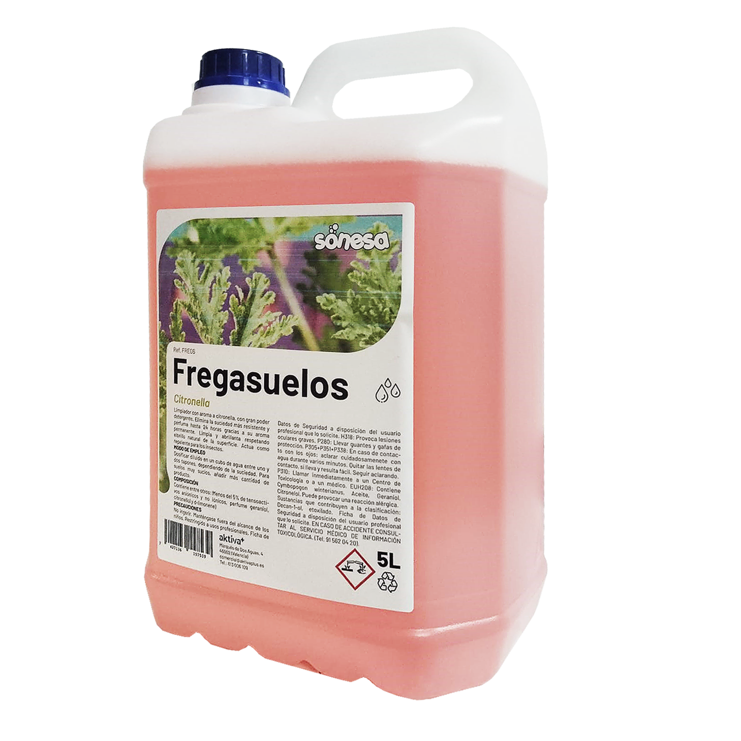 Fregasuelos Citronella 5L – Limpieza, Brillo y Protección