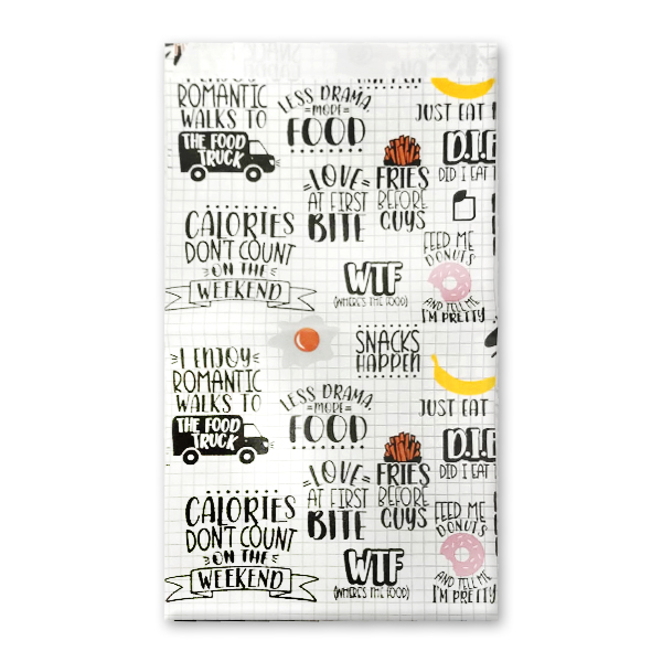 Bolsas Antigrasa para Fast Food | Medidas: 19x8x35 cm - 14x7.5x26 cm - 12x5x26 cm - 12x12 cm - Material de Papel