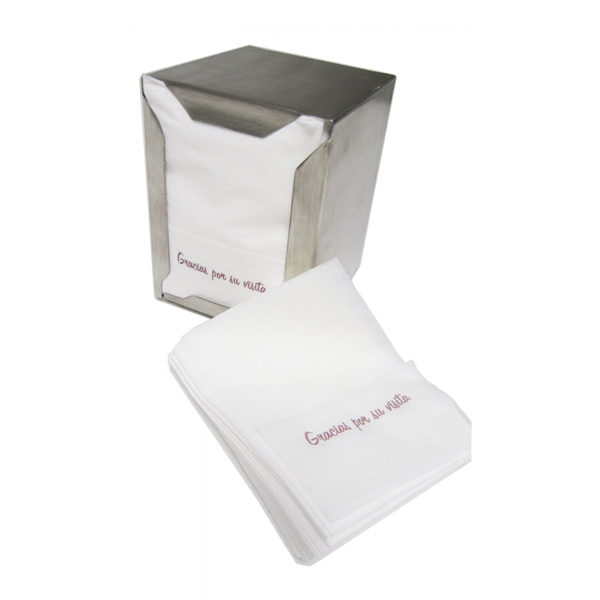 Servilleta Miniservice Sulfito Blanca 17x17 cm – 1 Capa | Caja de 50/140 paquetes de 80 hojas