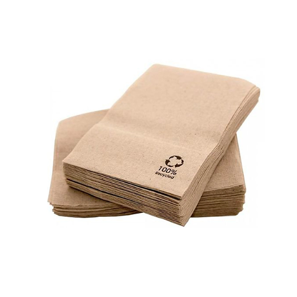 Servilletas Mini Service EcoNatural Tissue 17x17 cm – 140 Paquetes de 100 Hojas