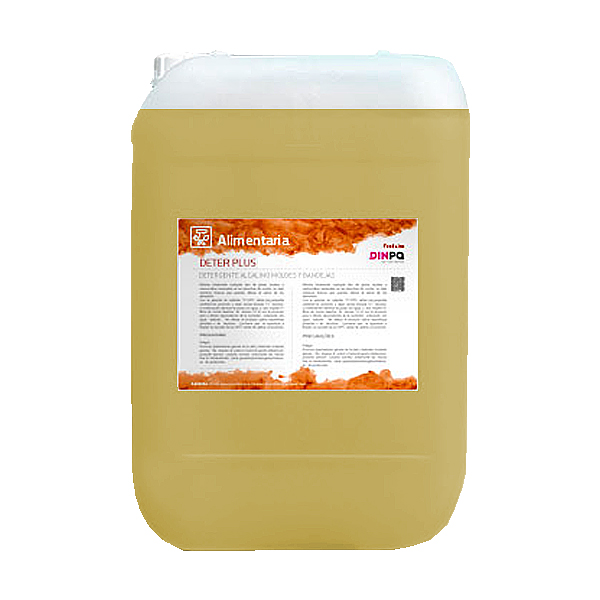 DETER MAX – Detergente Desengrasante Alcalino Baja Espuma Bidón de 24 kg