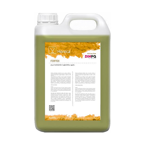 FORTEX – Desincrustante Ácido para Máquinas Lavavajillas | Garrafa 5 L (6 kg)