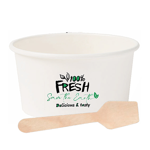Cuchara de Helado de Madera Natural | 95 mm – Grado A | 1,20 gr C/ 100 Unidades