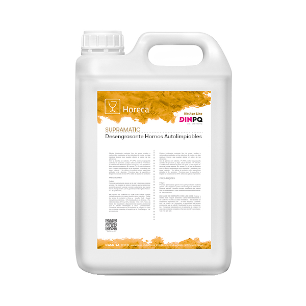 SUPRAMATIC – Desengrasante Profesional para Hornos Autolimpiables | 5 Litros