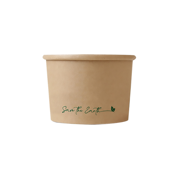 Soperas de Cartón Redondas + Tapa rPET Transparente | 8 oz a 32 oz (250 ml a 1.000 ml)(Caja de 300 Unidades)