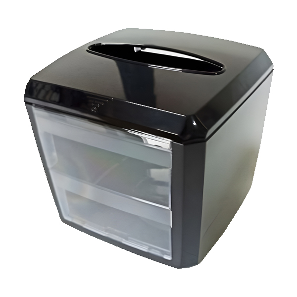 DISPENSADOR DE SERVILLETAS ABS – Modelo 11x21 interplegadas | Dimensiones: 150x135x150 mm