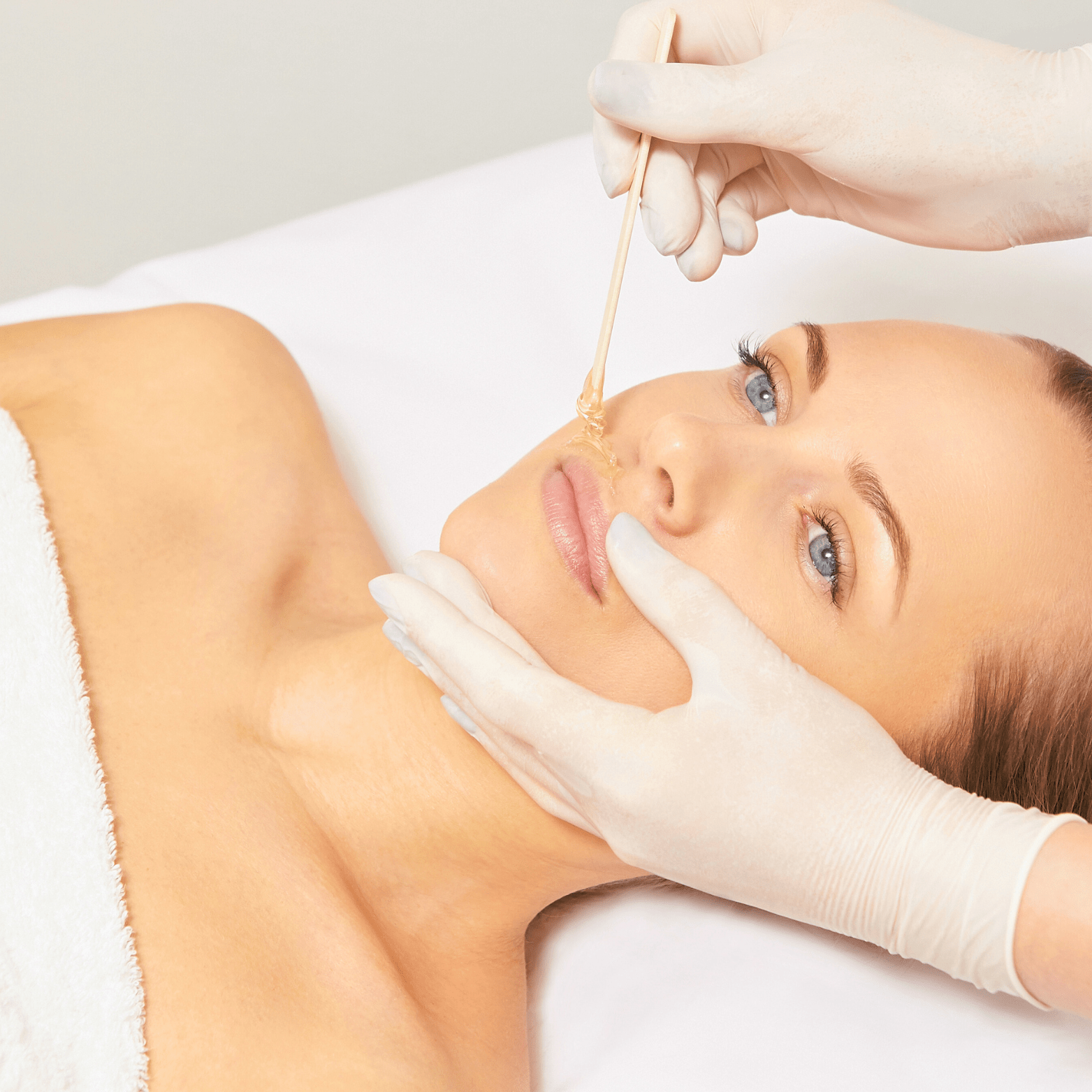 Waxing - above upper lip 