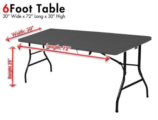 EXTRA TABLE - only for Booth