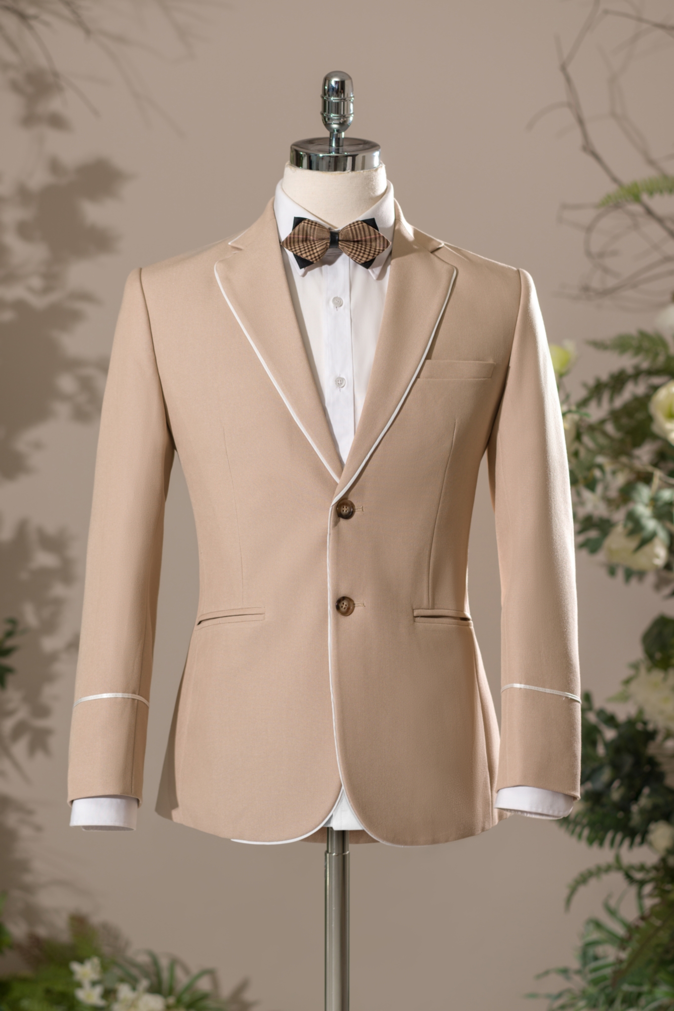 Áo Veston Beige HQ - 9VK2N5