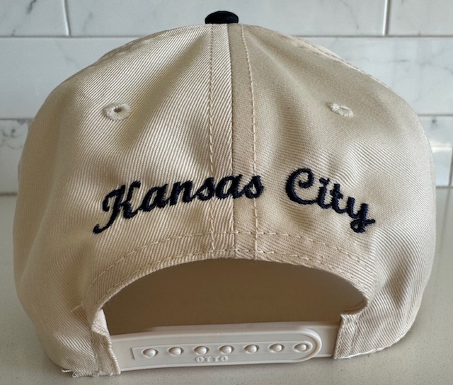 Well Played Navy/ Ivory Script Cap 